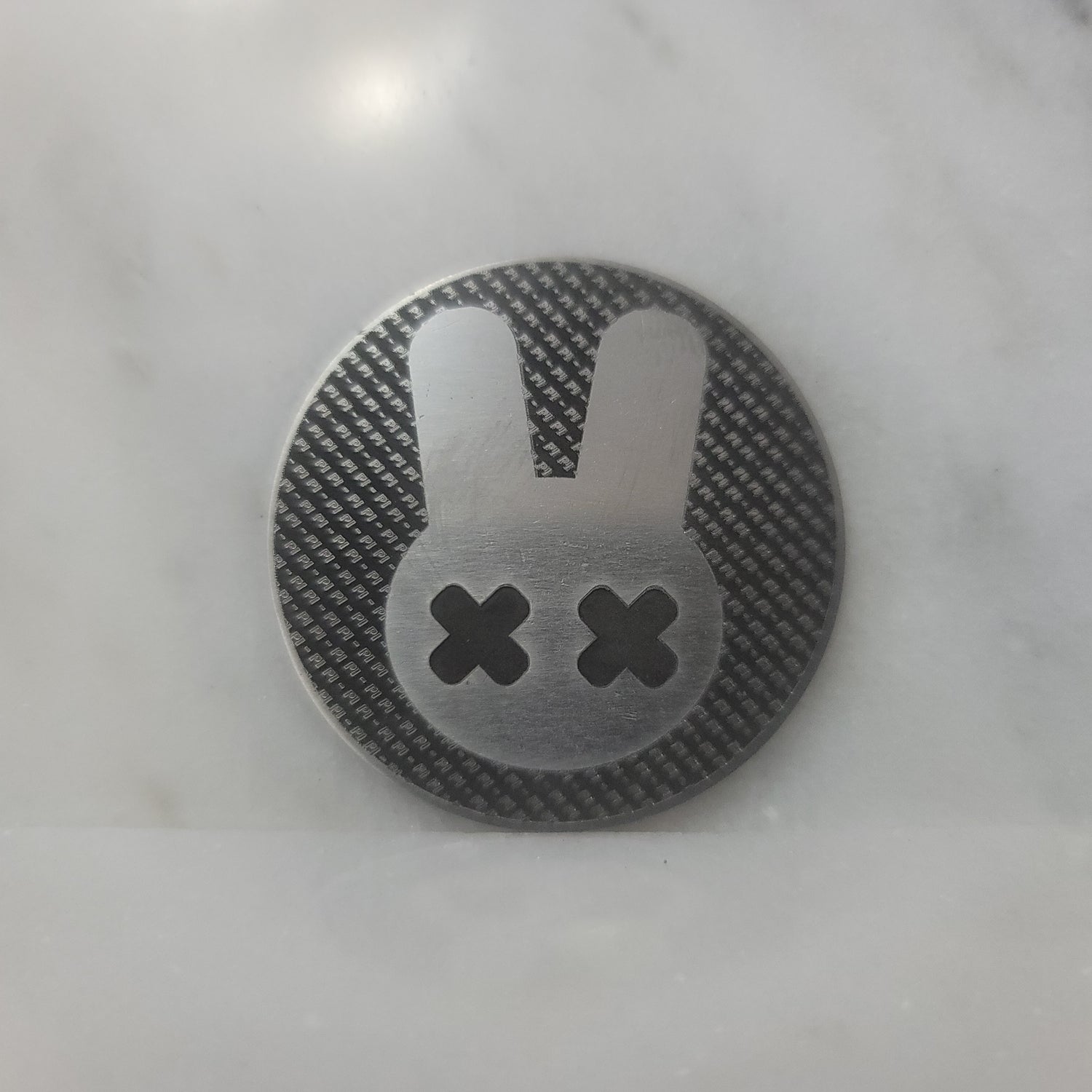 Steel Pi Pi Pipcoin - Simple Pipsqueak on Back